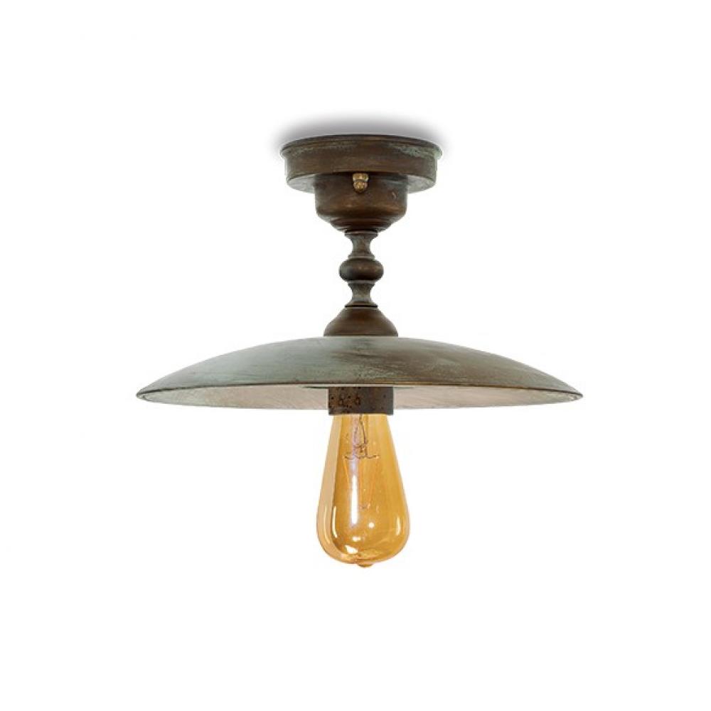 rusztikus mediterran vintage mennyezeti lampa elsozoba konyha haloszoba nappali moretti luce 1623 patinazott antikolt rez vilagitas alacsony belmagassag paraszthaz lakberendezes.jpg
